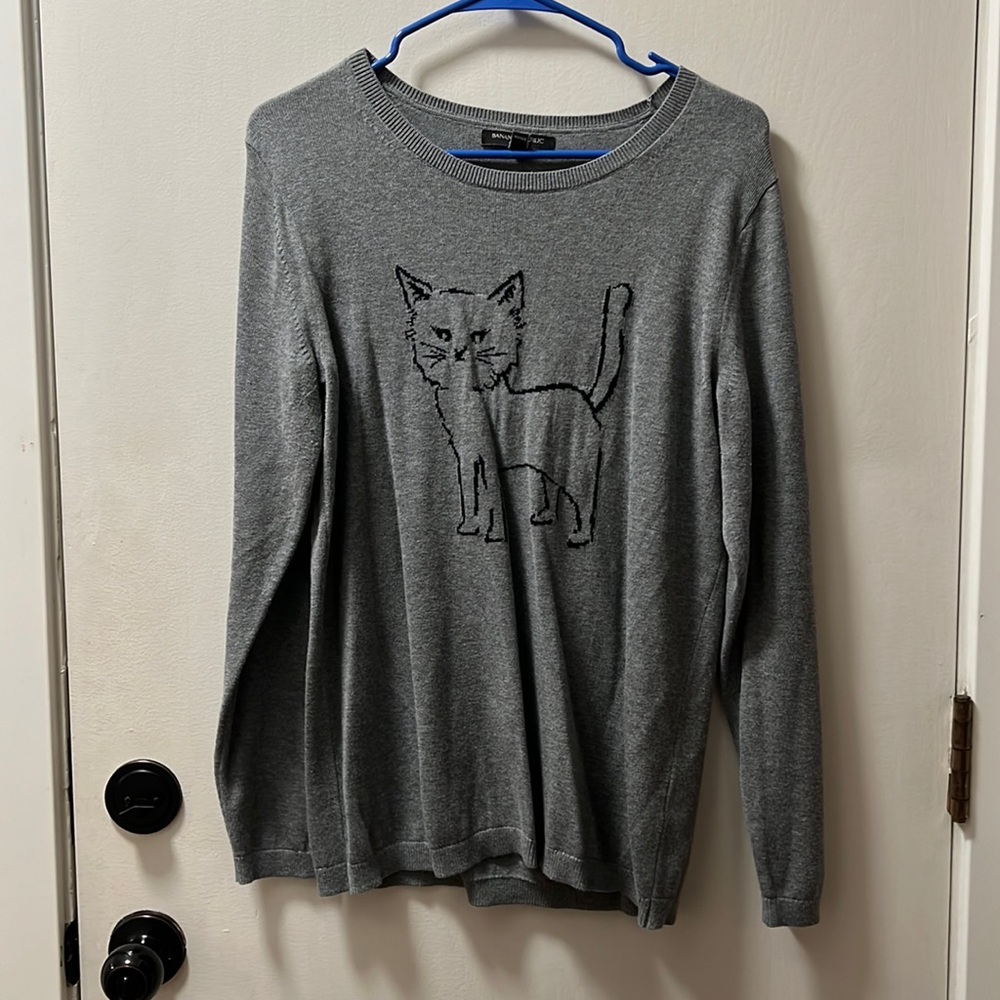 Grey sweater from Banana Republic